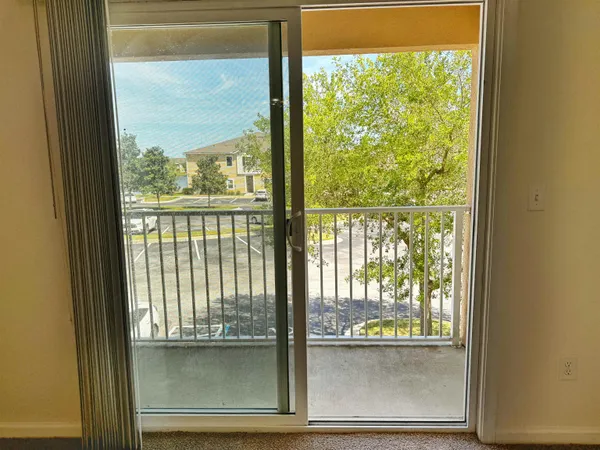 a view of a balcony