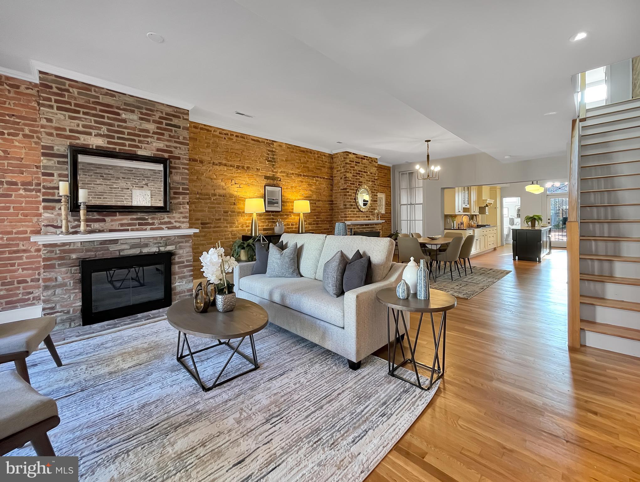 323 E Street Northeast Washington, DC 20002 - Photo 3 of 84 Gleaming oak hardwoods accent open plan