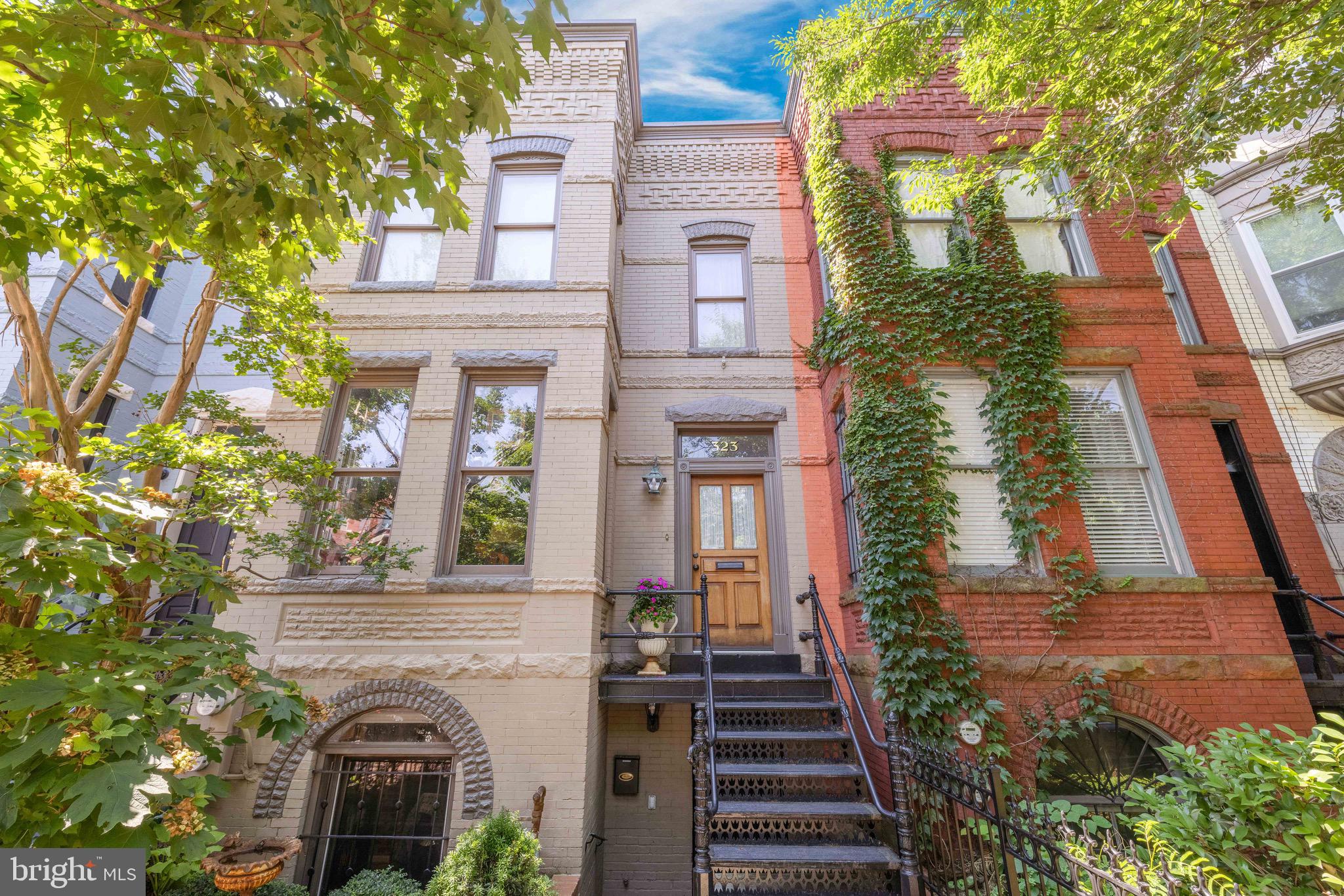 323 E Street Northeast Washington, DC 20002 - Photo 42 of 84 Summer view of tree-lined E Street, NE