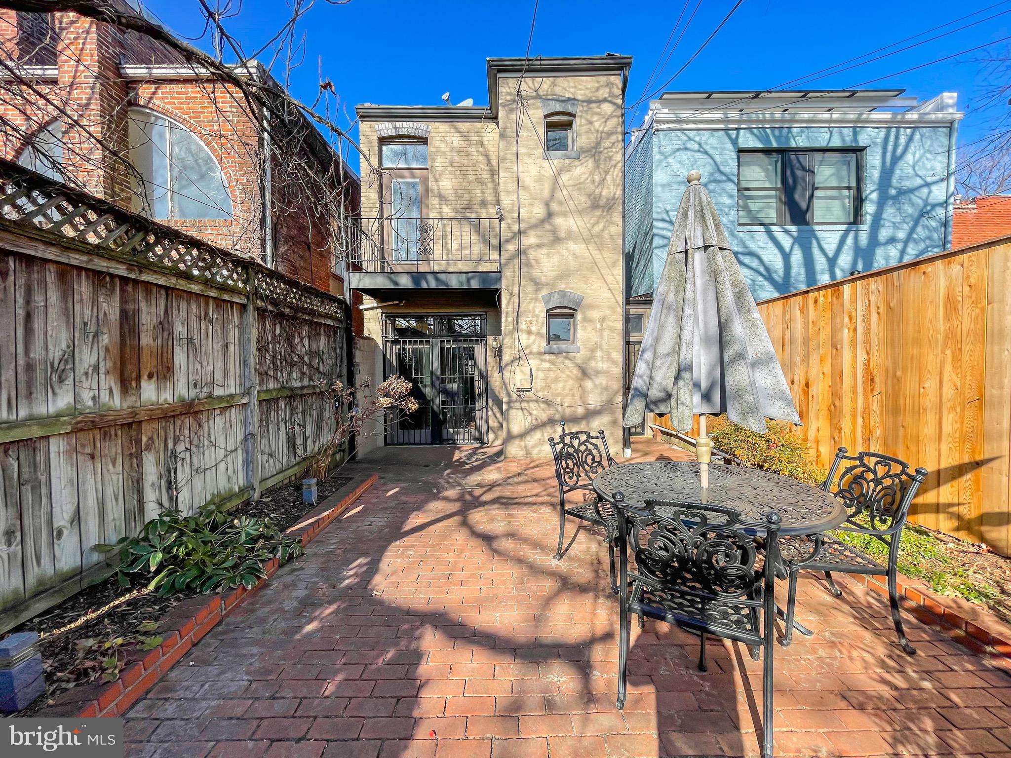323 E Street Northeast Washington, DC 20002 - Photo 50 of 84 Rear yard with raised garden beds