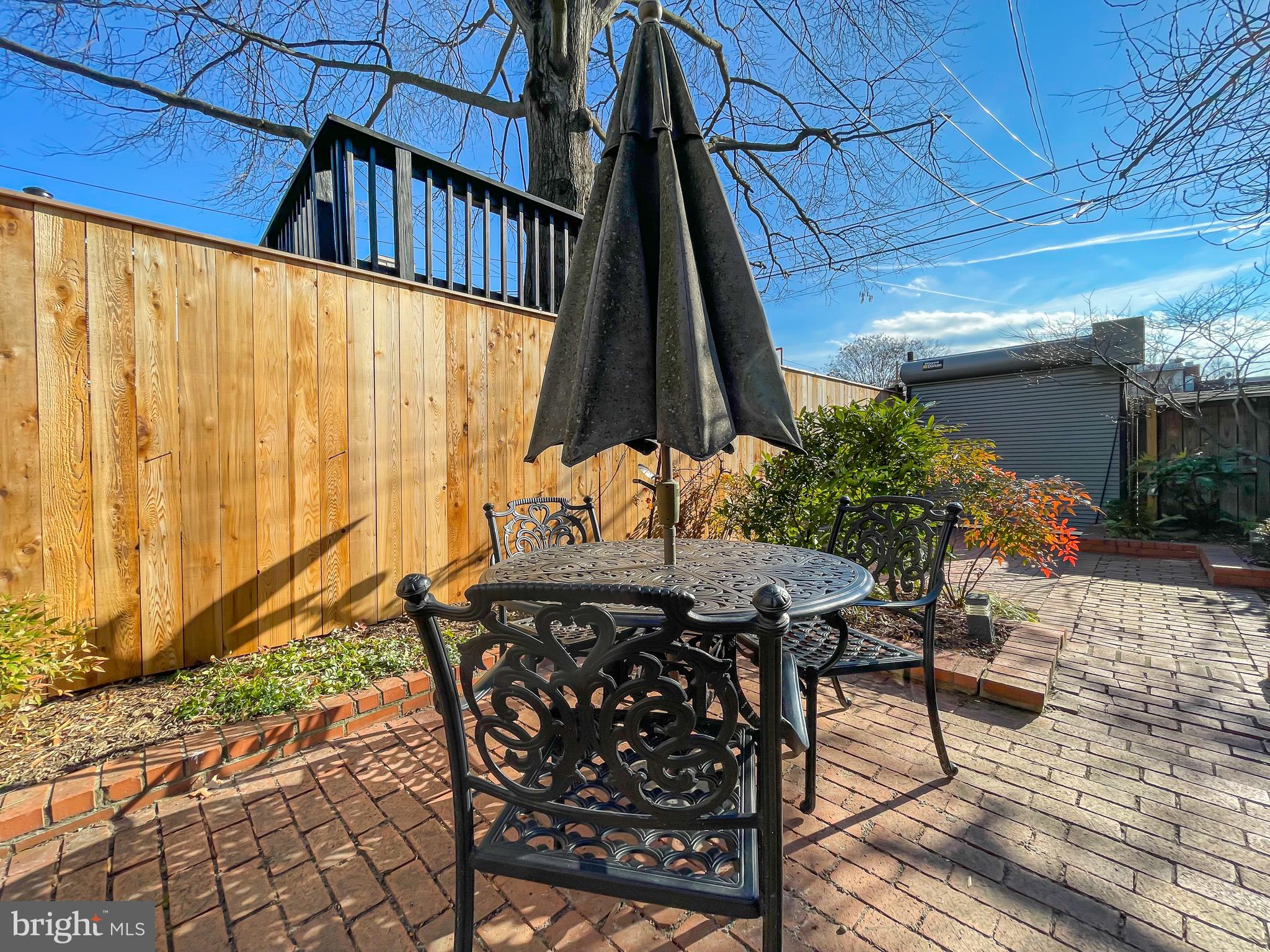 323 E Street Northeast Washington, DC 20002 - Photo 53 of 84 Rear yard great for seasonal entertaining