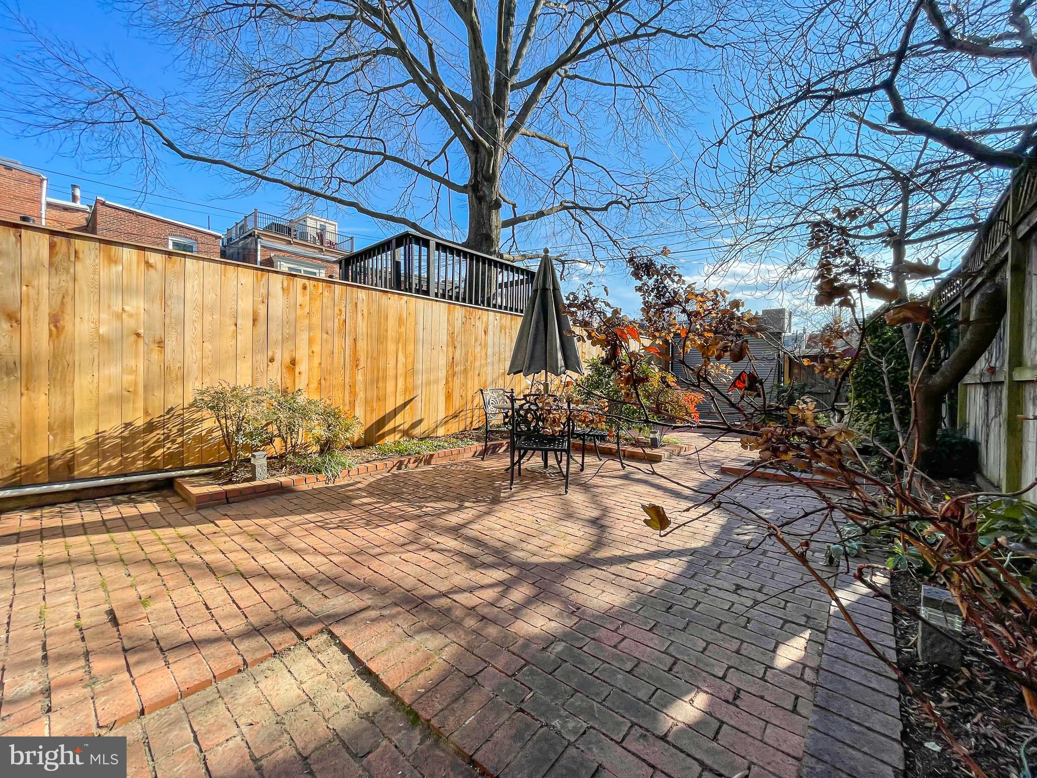 323 E Street Northeast Washington, DC 20002 - Photo 55 of 84 Beautiful brick surfaces accent rear yard