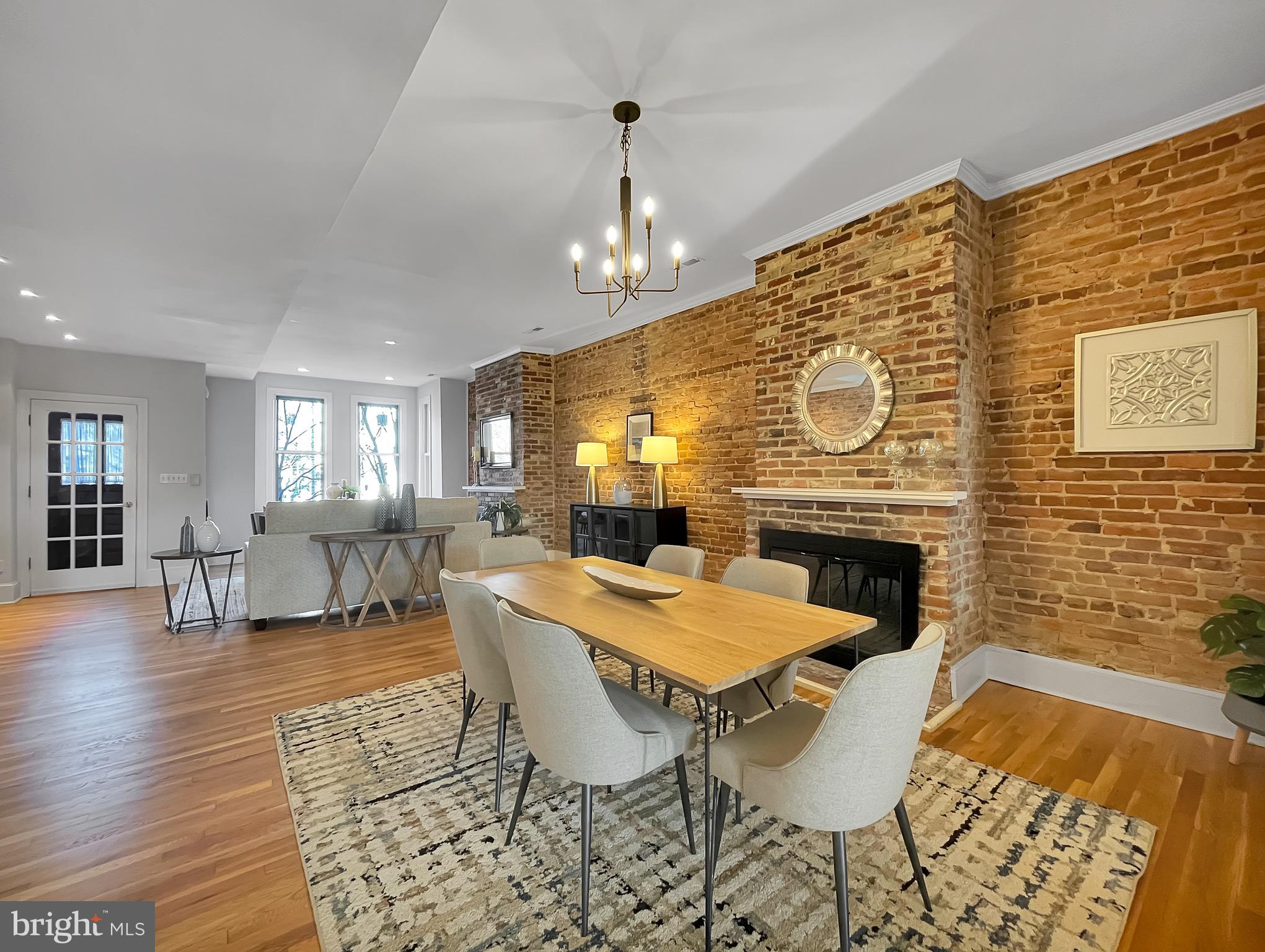 323 E Street Northeast Washington, DC 20002 - Photo 5 of 84 Twin wood-burning FP's add character