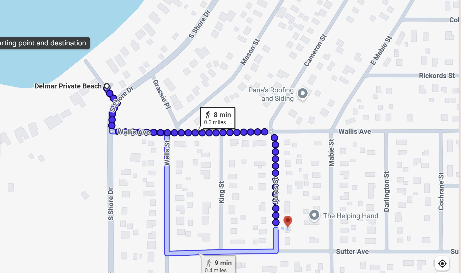 2908 Jones Street Delavan, WI 53115 - Photo 18 of 19 Distance to the Private Beach Associatio