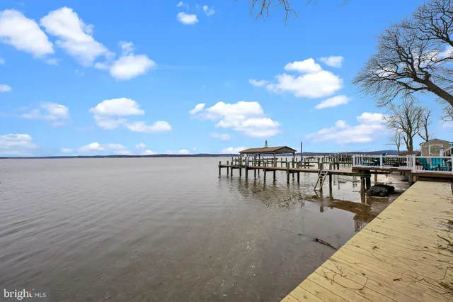 a view of ocean with a lake
