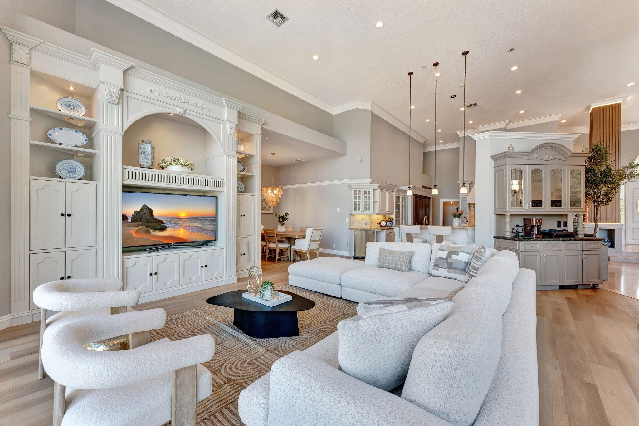 3460 Windmill Ranch Road Weston, FL 33331 - Photo 17 of 75 a living room with furniture and a flat screen tv