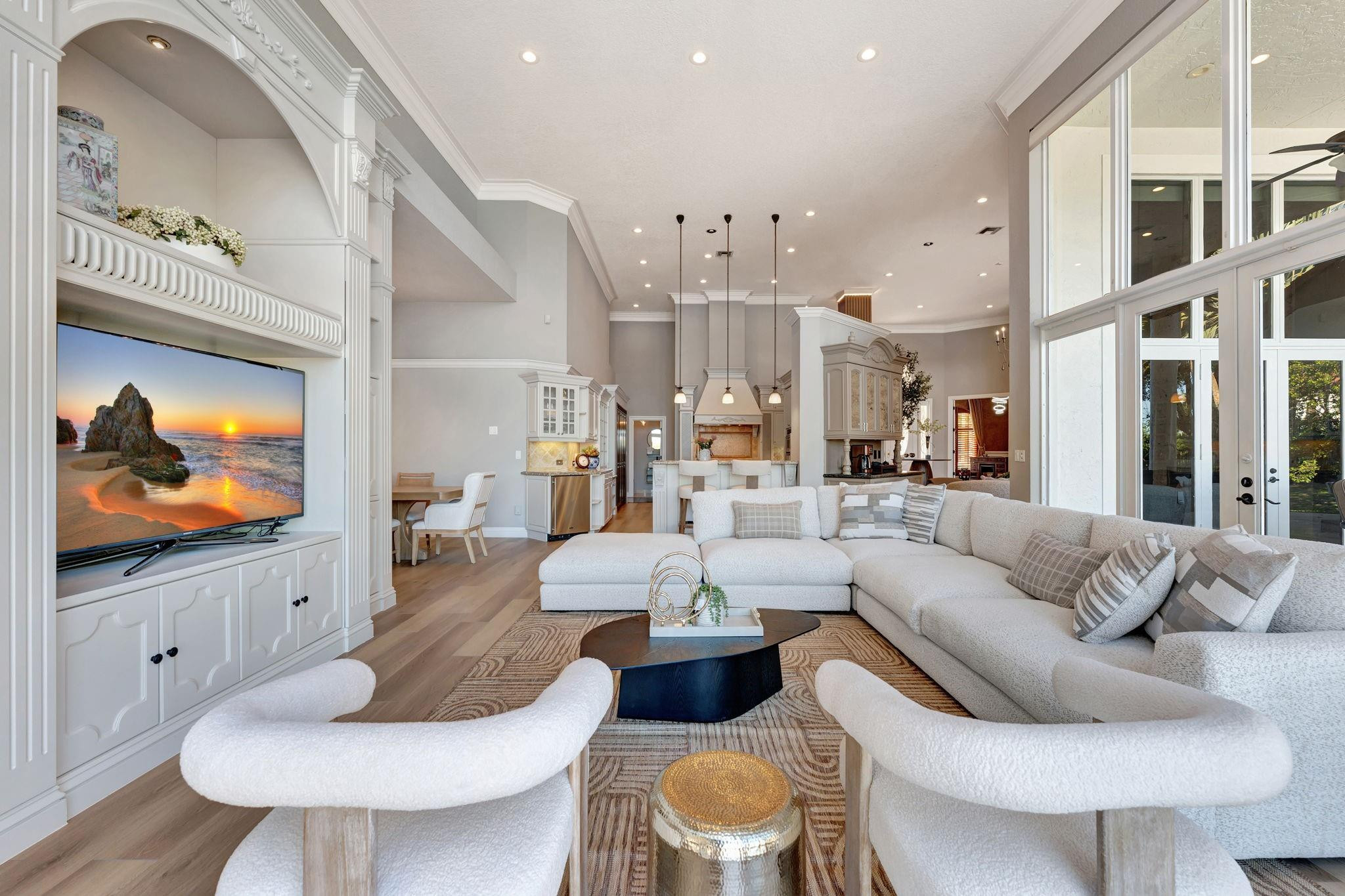 3460 Windmill Ranch Road Weston, FL 33331 - Photo 20 of 75 a living room with furniture and a flat screen tv