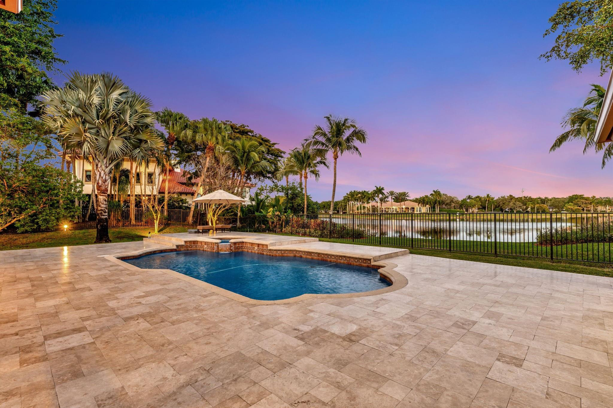 3460 Windmill Ranch Road Weston, FL 33331 - Photo 73 of 75 a view of swimming pool with outdoor seating and city view