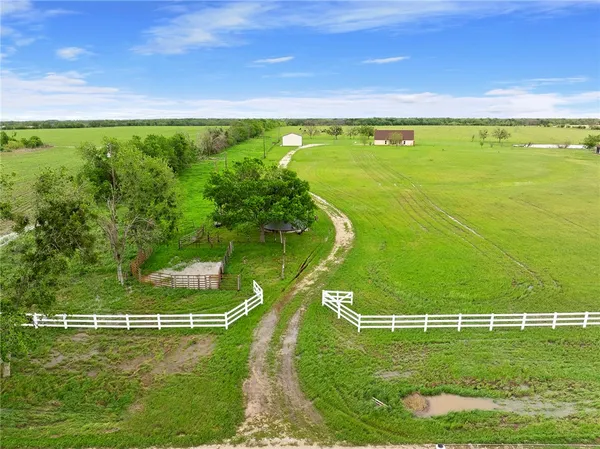 a view of a field with a field