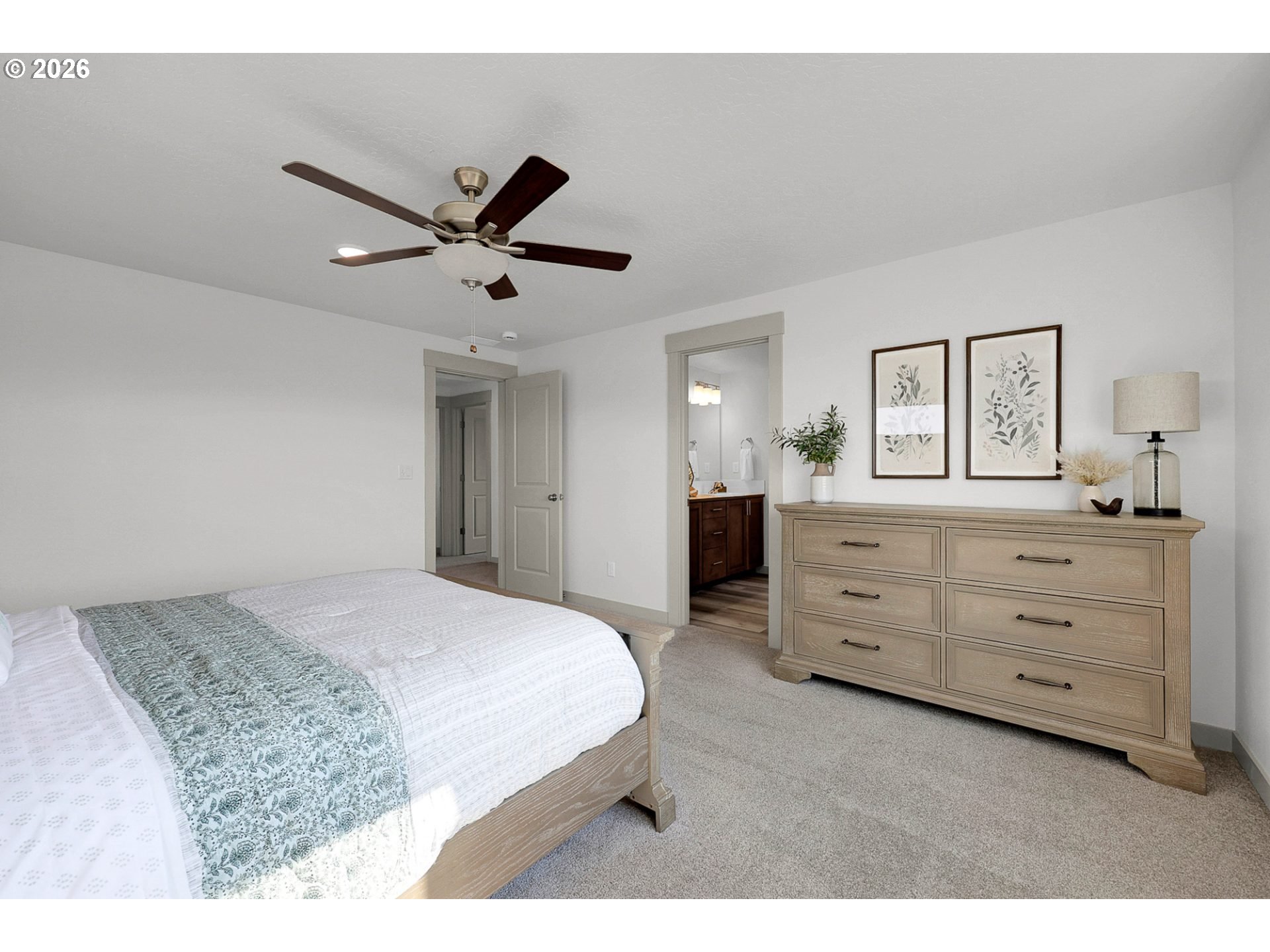 1018 South 52nd Street Springfield, OR 97478 - Photo 11 of 13 a bedroom with a bed and a dresser