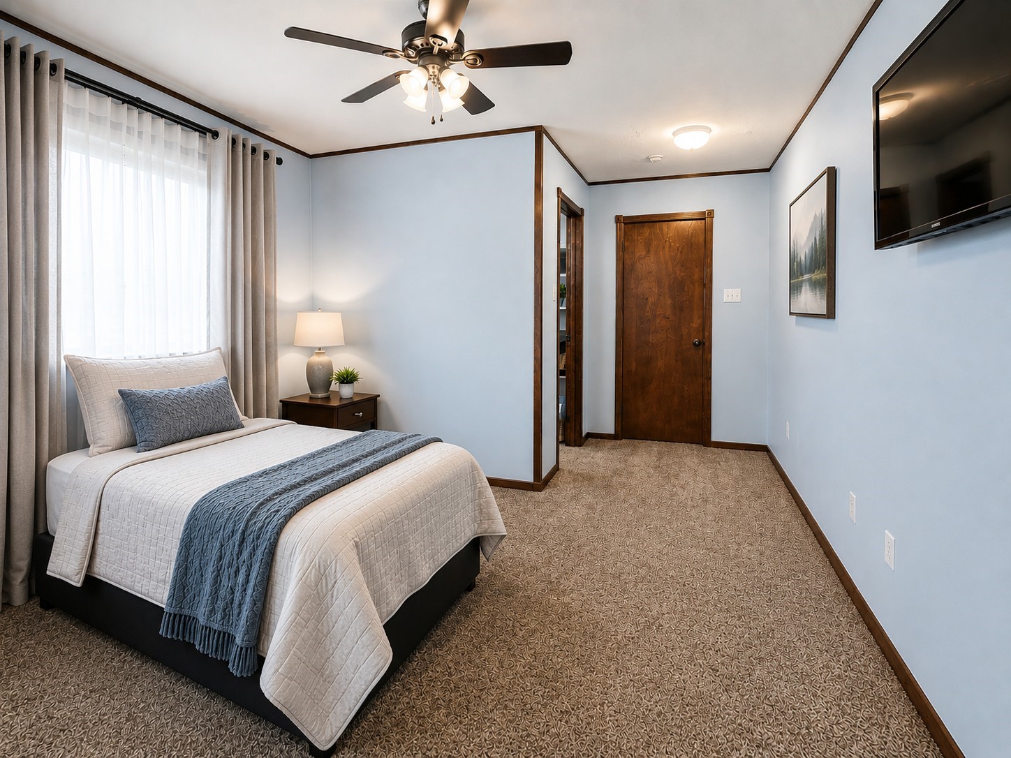 297 Mable Street Conroe, TX 77301 - Photo 7 of 9 Bedroom 1 - virtual staging