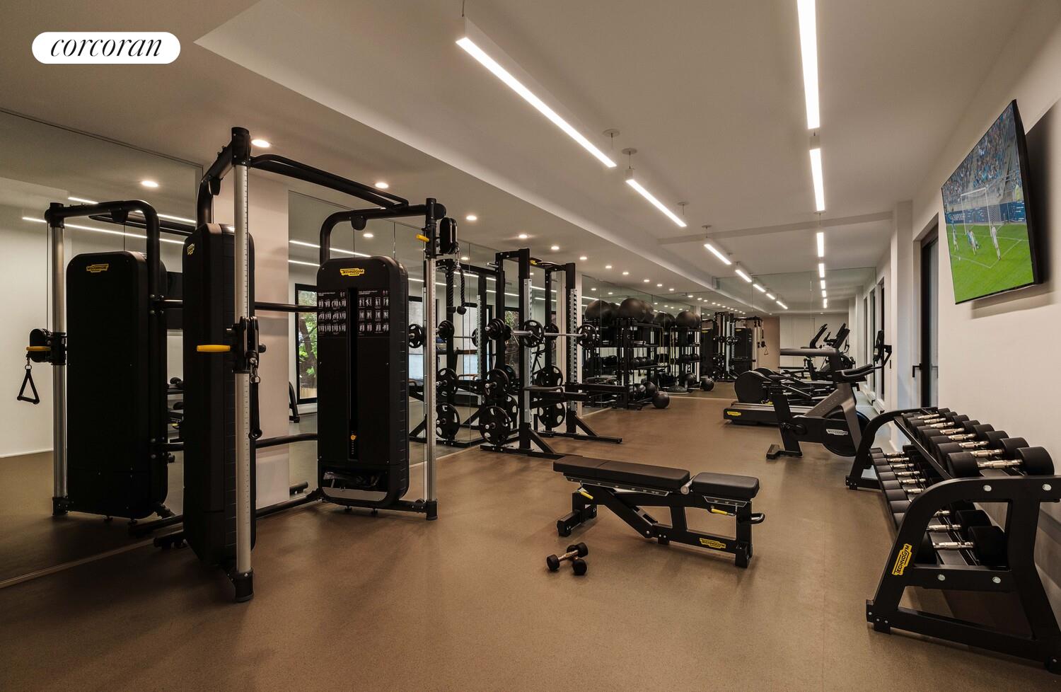 83 Thompson Street, Unit 5 Manhattan, NY 10012 - Photo 30 of 31 a view of a room with gym equipment