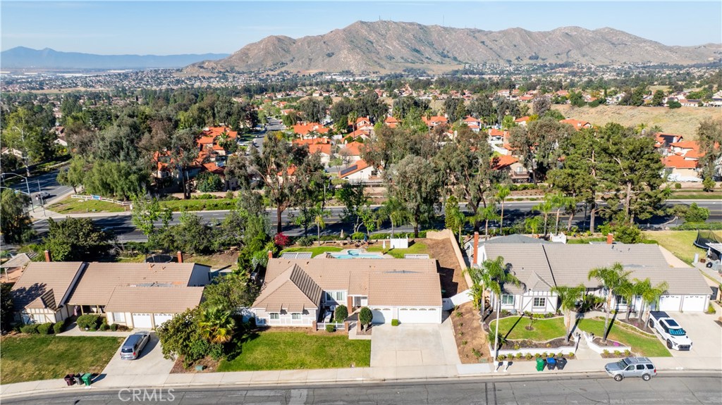 10451 Morning Ridge Drive Moreno Valley, CA 92557 - Photo 8 of 56 an aerial view of residential house with outdoor space and mountain view
