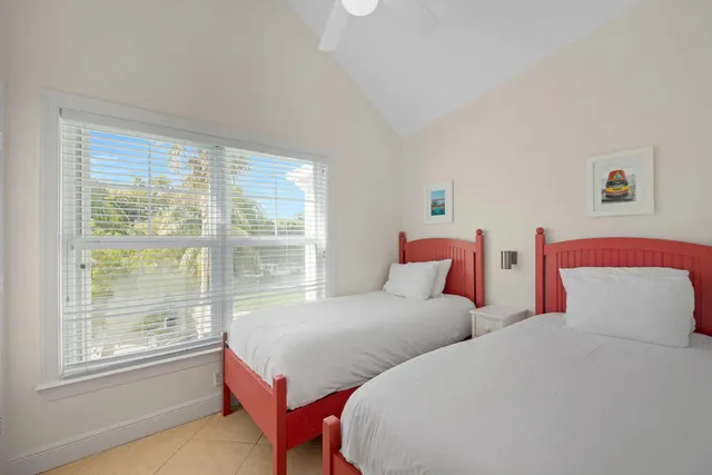 a view of a balcony with wooden floor