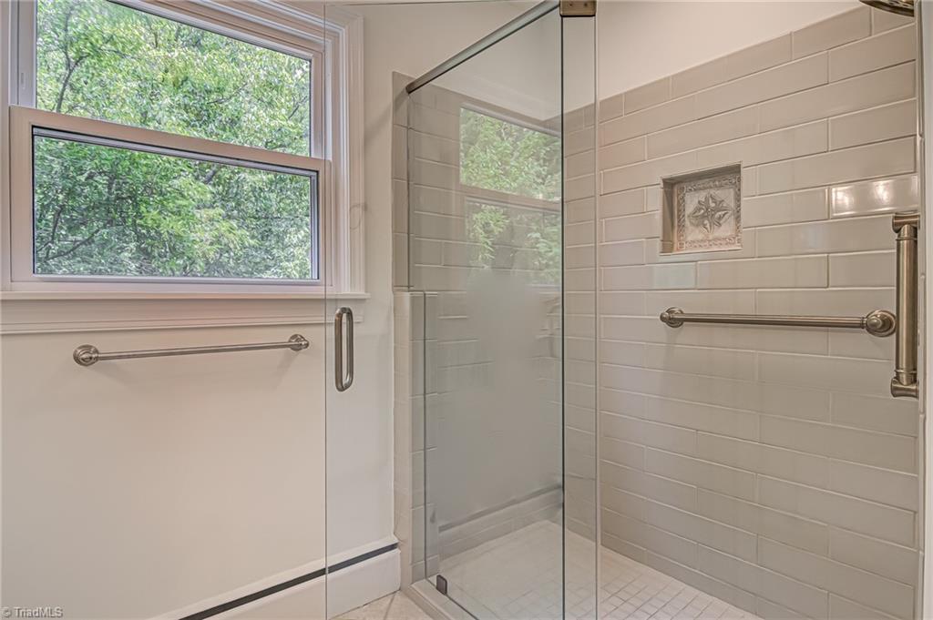 415 Kyle Road Winston-Salem, NC 27104 - Photo 21 of 37 Upstairs bath with walk-in shower