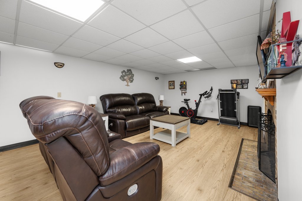 215 West Prospect Street Kewanee, IL 61443 - Photo 43 of 53 a living room with furniture and a flat screen tv