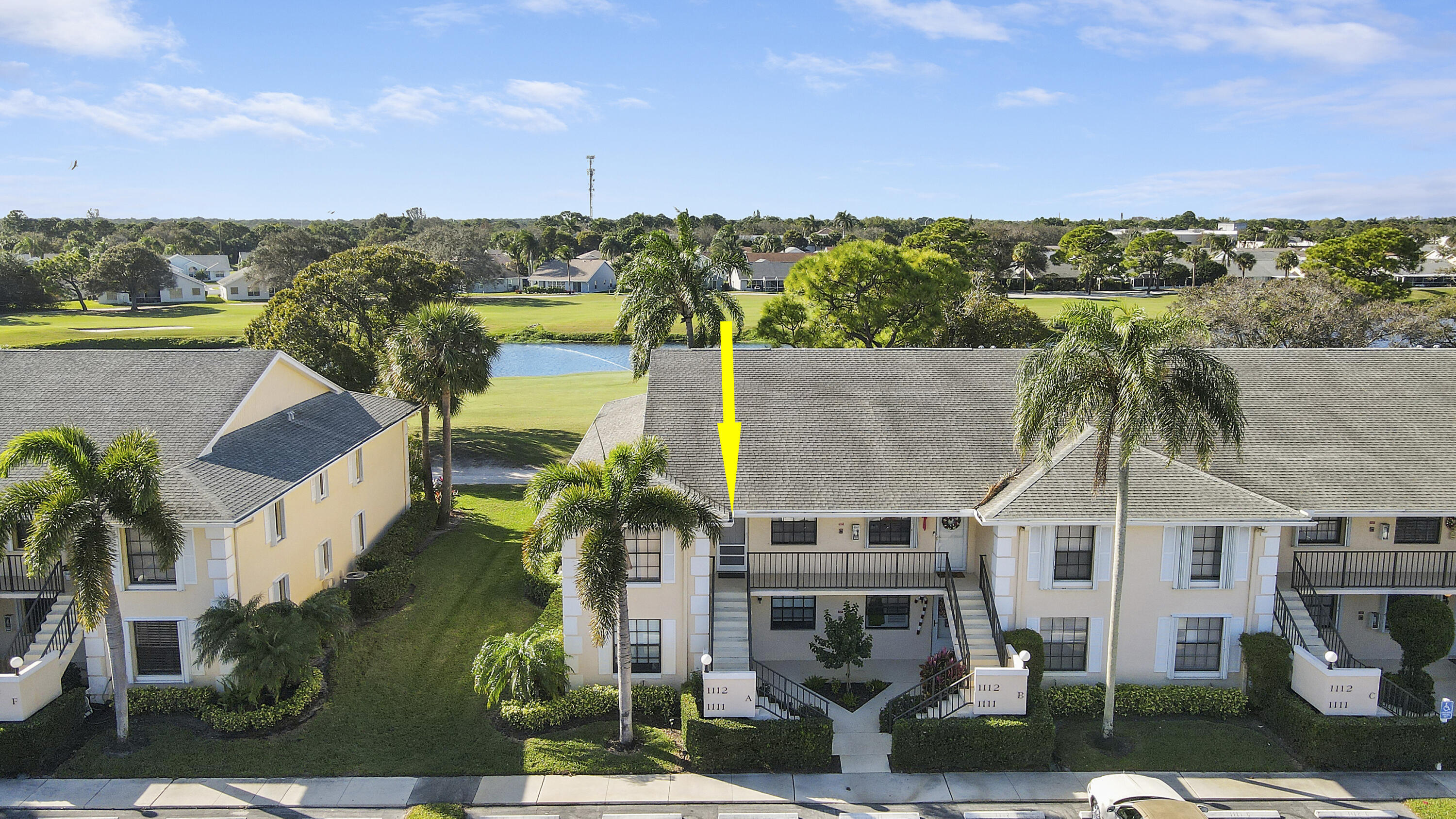 1112 Keystone Drive, Unit A Jupiter, FL 33458 - Photo 26 of 41 an aerial view of multiple house