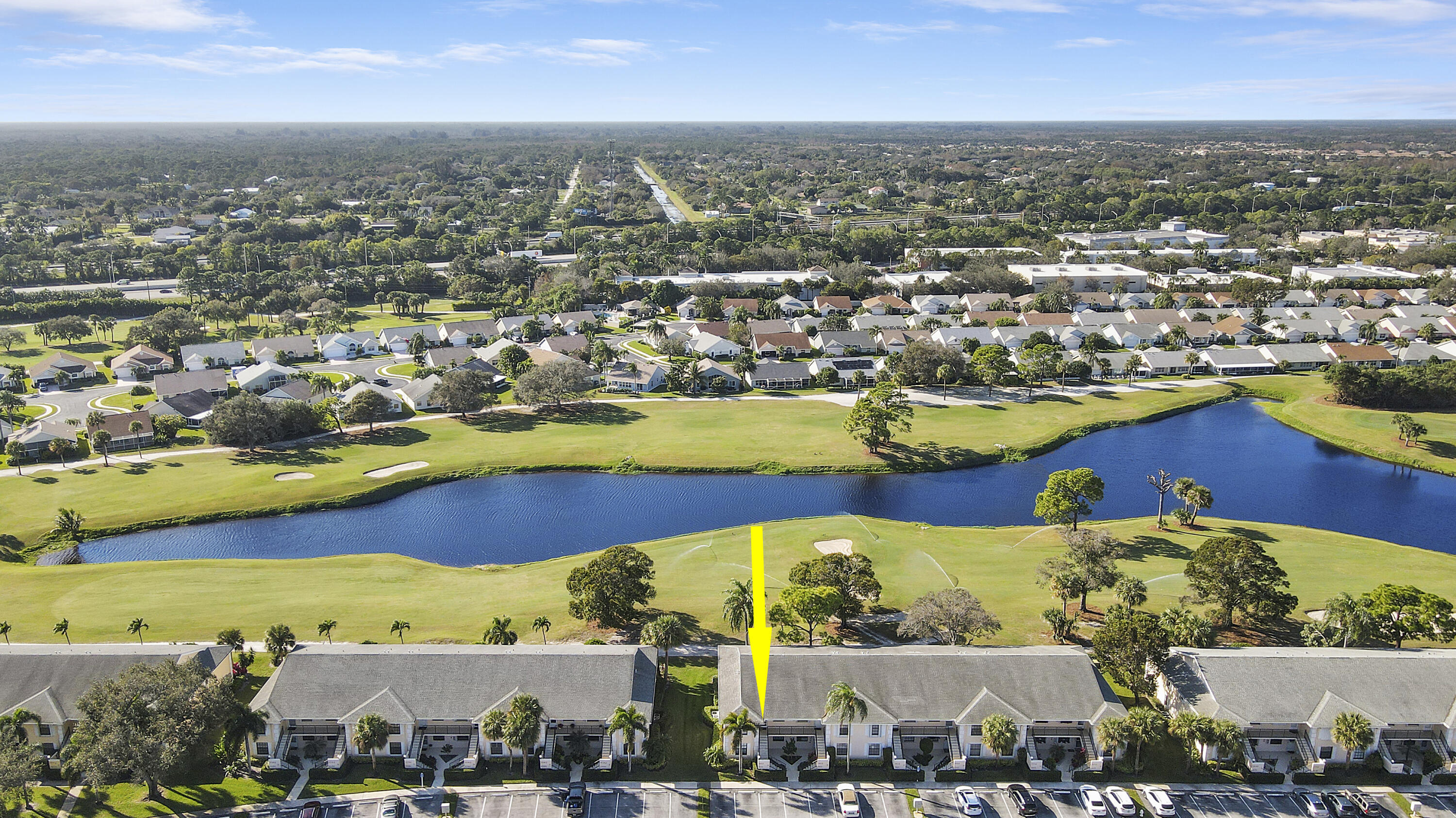 1112 Keystone Drive, Unit A Jupiter, FL 33458 - Photo 28 of 41 an aerial view of residential houses with outdoor space