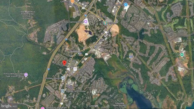 a bird view of location