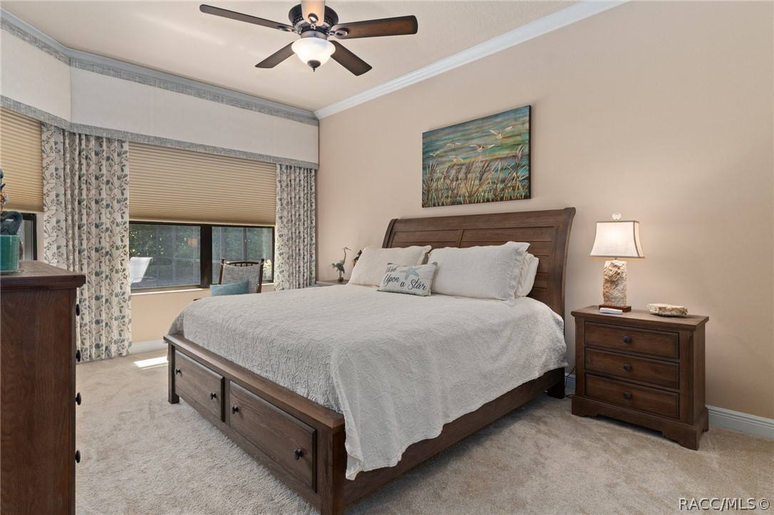 2015 North Rhodes Point Hernando, FL 34442 - Photo 18 of 82 The Primary Bedroom boasts extra sitting area space provided by the partial bay window.