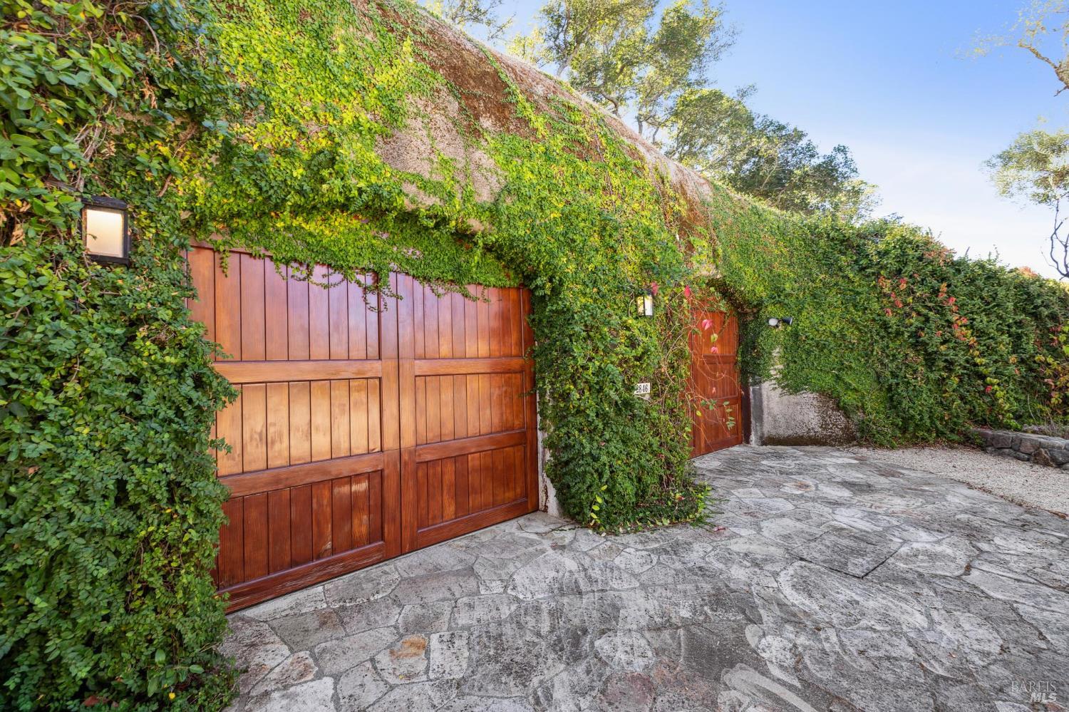 2846 Monticello Road Napa, CA 94558 - Photo 48 of 61 a view of backyard with plants and trees