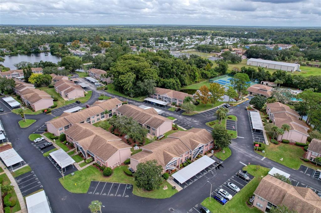 6433 Tina Drive, Unit 12 New Port Richey, FL 34653 - Photo 17 of 24 an aerial view of multiple house