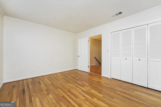 wooden floor in an empty room
