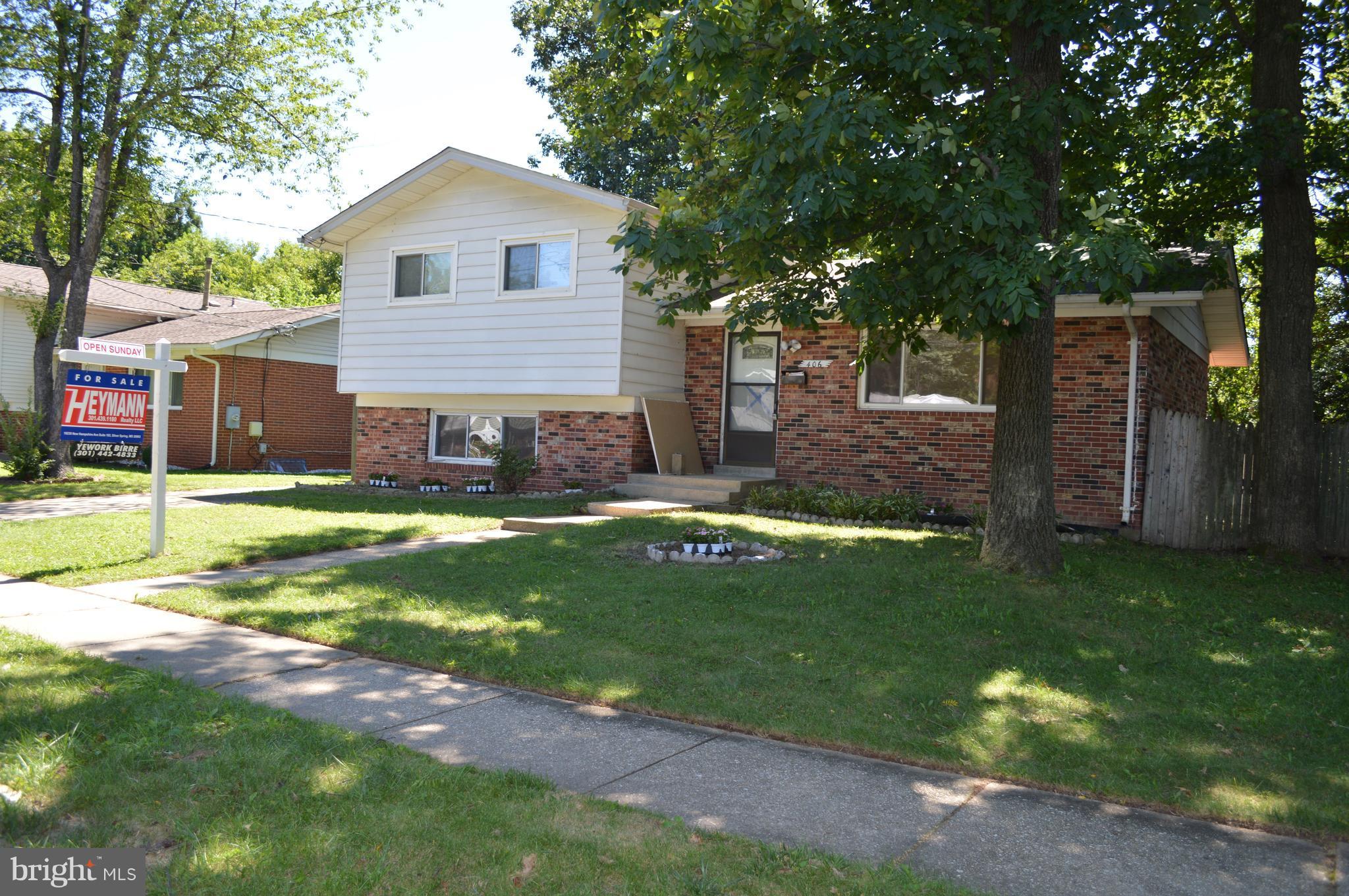 406 Irwin Street Silver Spring, MD 20901 - Photo 1 of 30 a view of a house with a yard patio and a tree