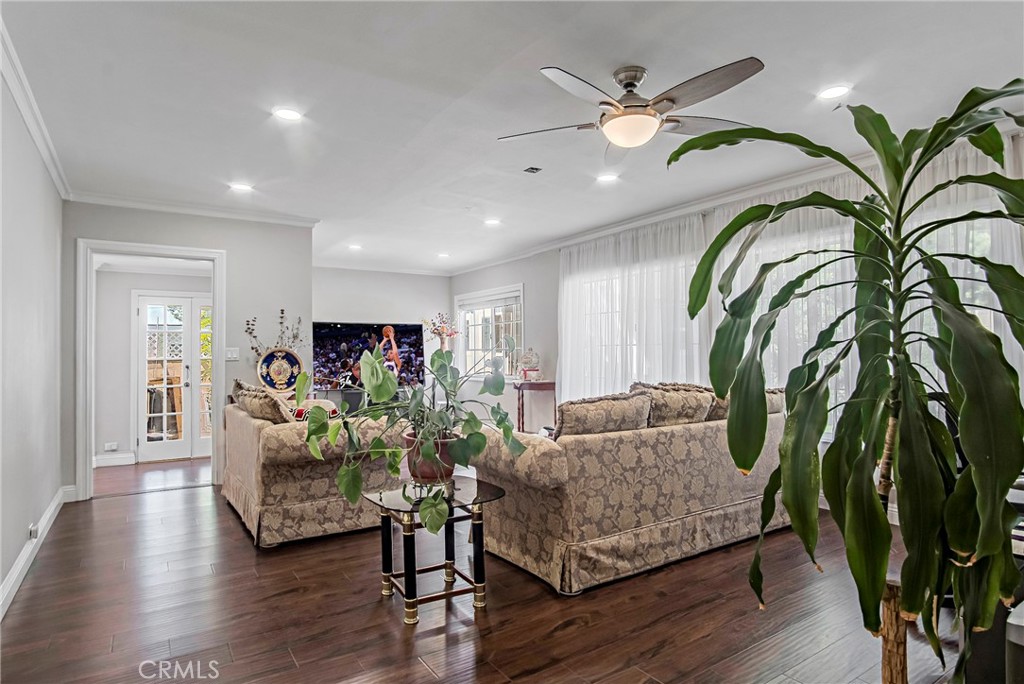 3025 Halsey Avenue Arcadia, CA 91006 - Photo 27 of 42 a living room with furniture and wooden floor