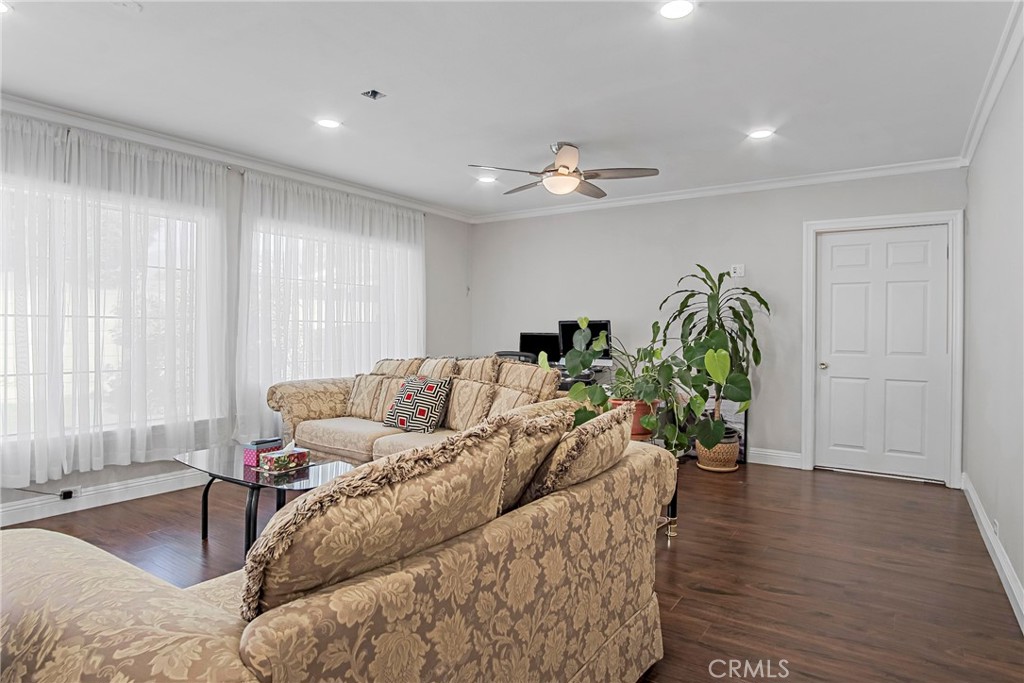 3025 Halsey Avenue Arcadia, CA 91006 - Photo 28 of 42 a living room with furniture potted plant and a window