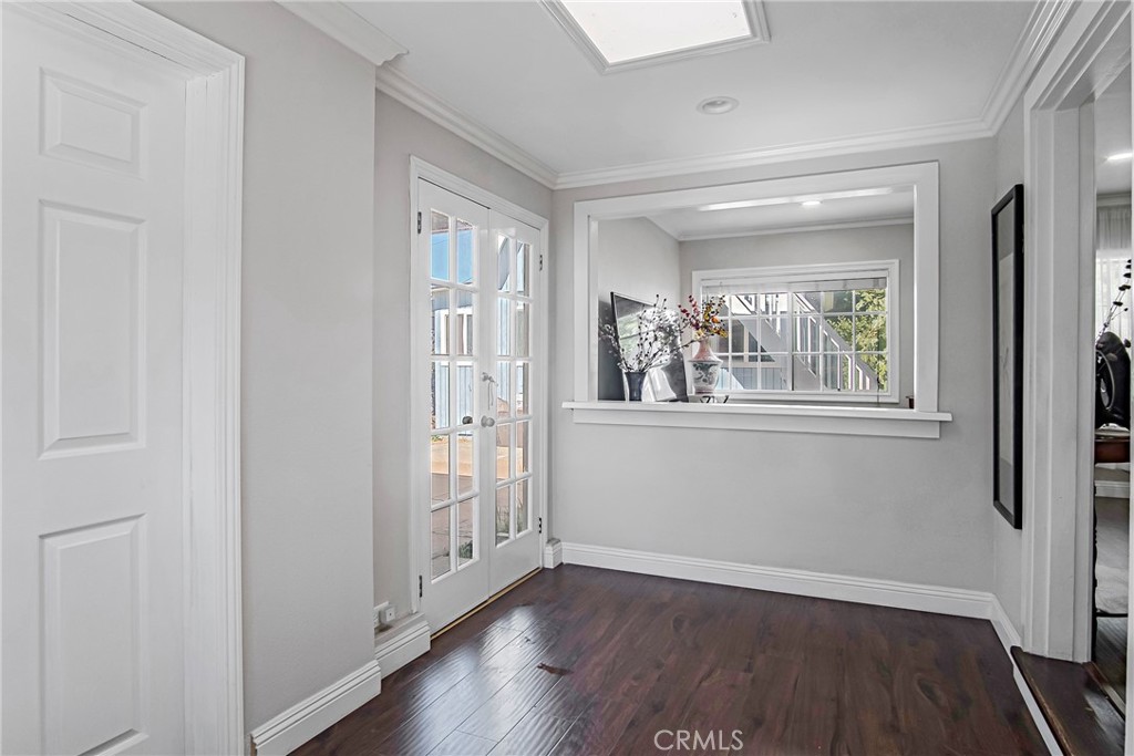 3025 Halsey Avenue Arcadia, CA 91006 - Photo 33 of 42 a view of an empty room with wooden floor and a window