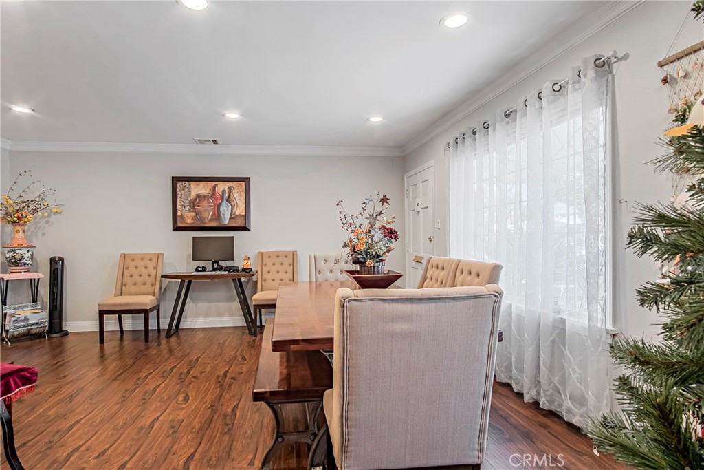 3025 Halsey Avenue Arcadia, CA 91006 - Photo 5 of 42 a view of a dining room with furniture window and wooden floor