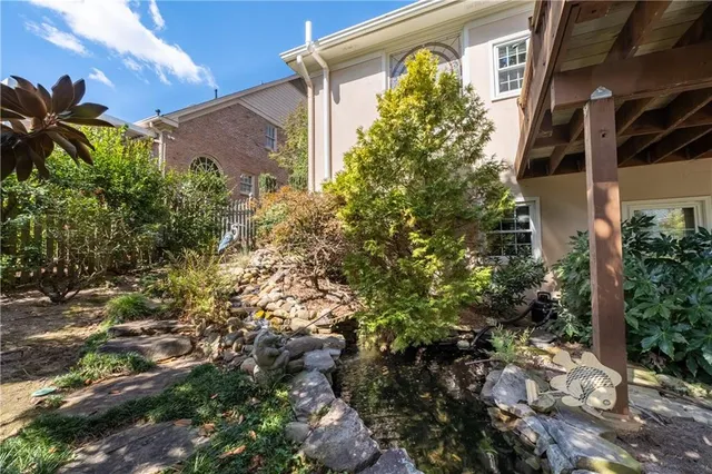 a plant that is in front of a house