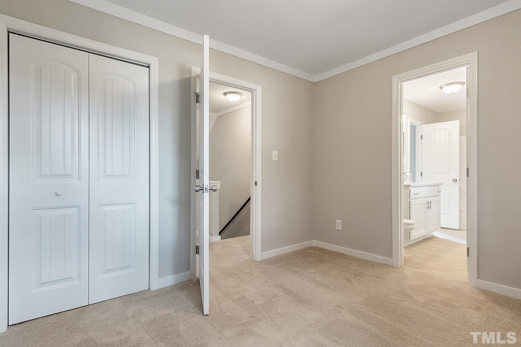 1904 Carthage Circle Raleigh, NC 27604 - Photo 17 of 25 a view of an empty room with closet and a bathroom