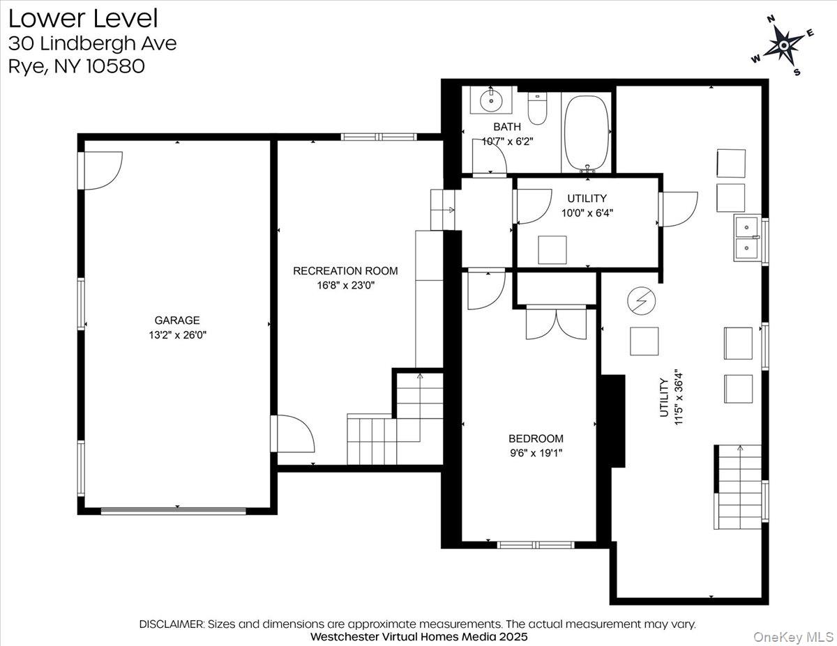 30 Lindbergh Avenue Rye, NY 10580 - Photo 35 of 36 Lower level floor plan.