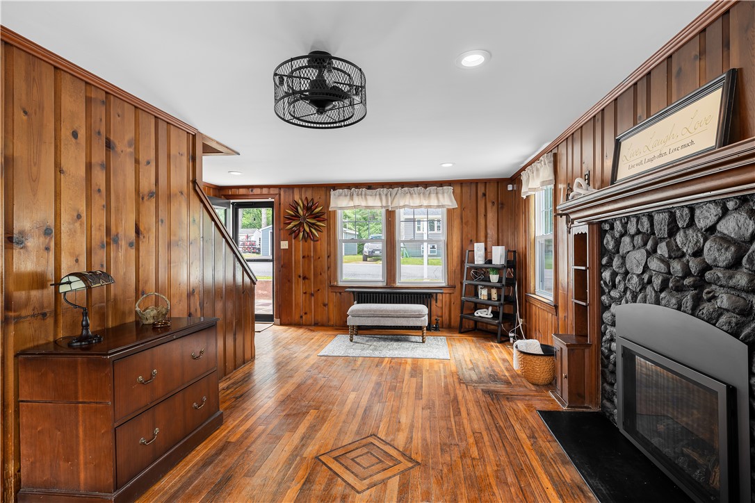 26 Acres Of Pine Road Coventry, RI 02816 - Photo 3 of 36 Living room with gas fireplace inset