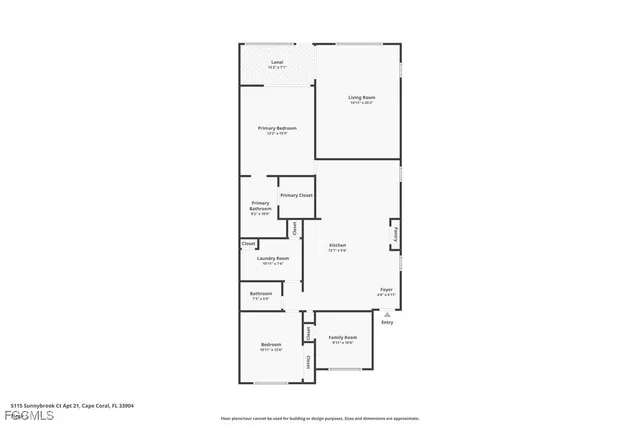 $349,900 | 5115 Sunnybrook Court, Unit 21, Cape Coral, FL 33904