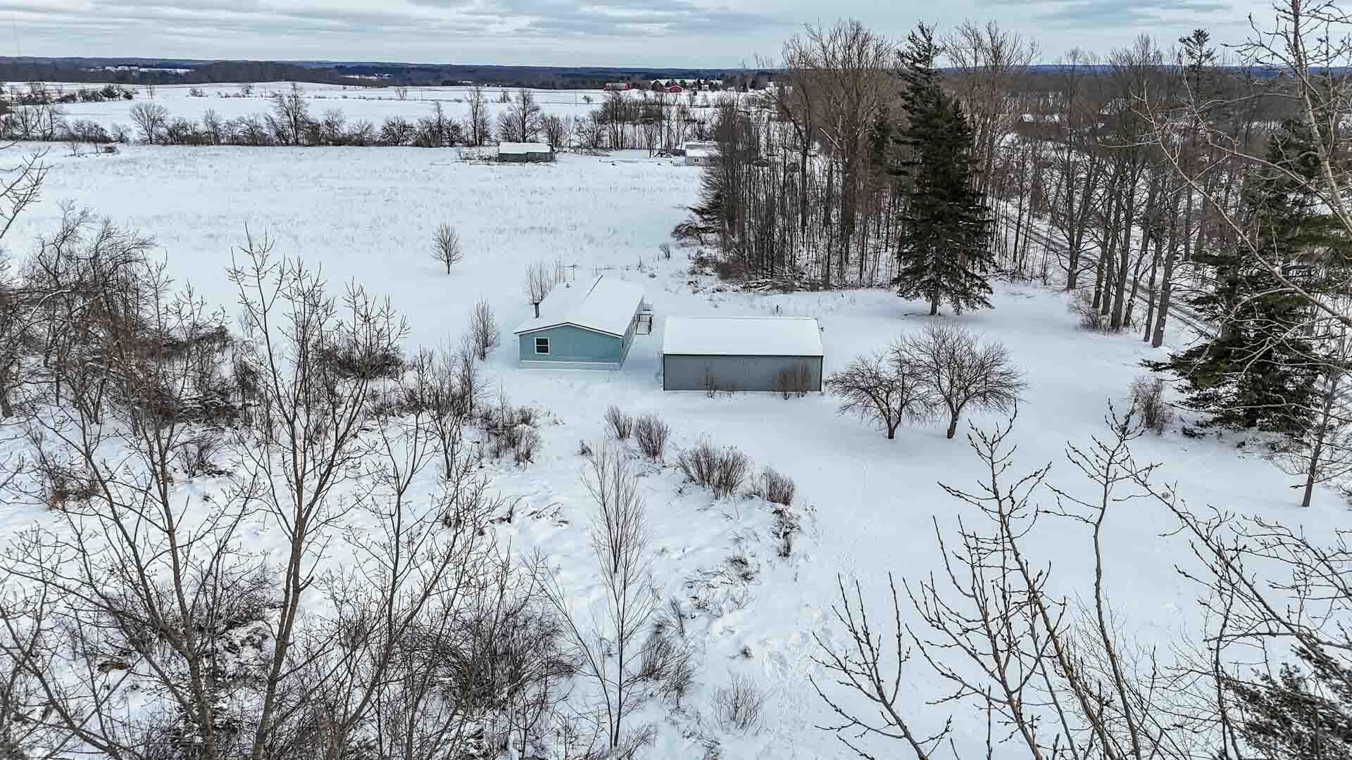 10380 17 Mile Road Rodney, MI 49342 - Photo 32 of 37 Aerial Facing East