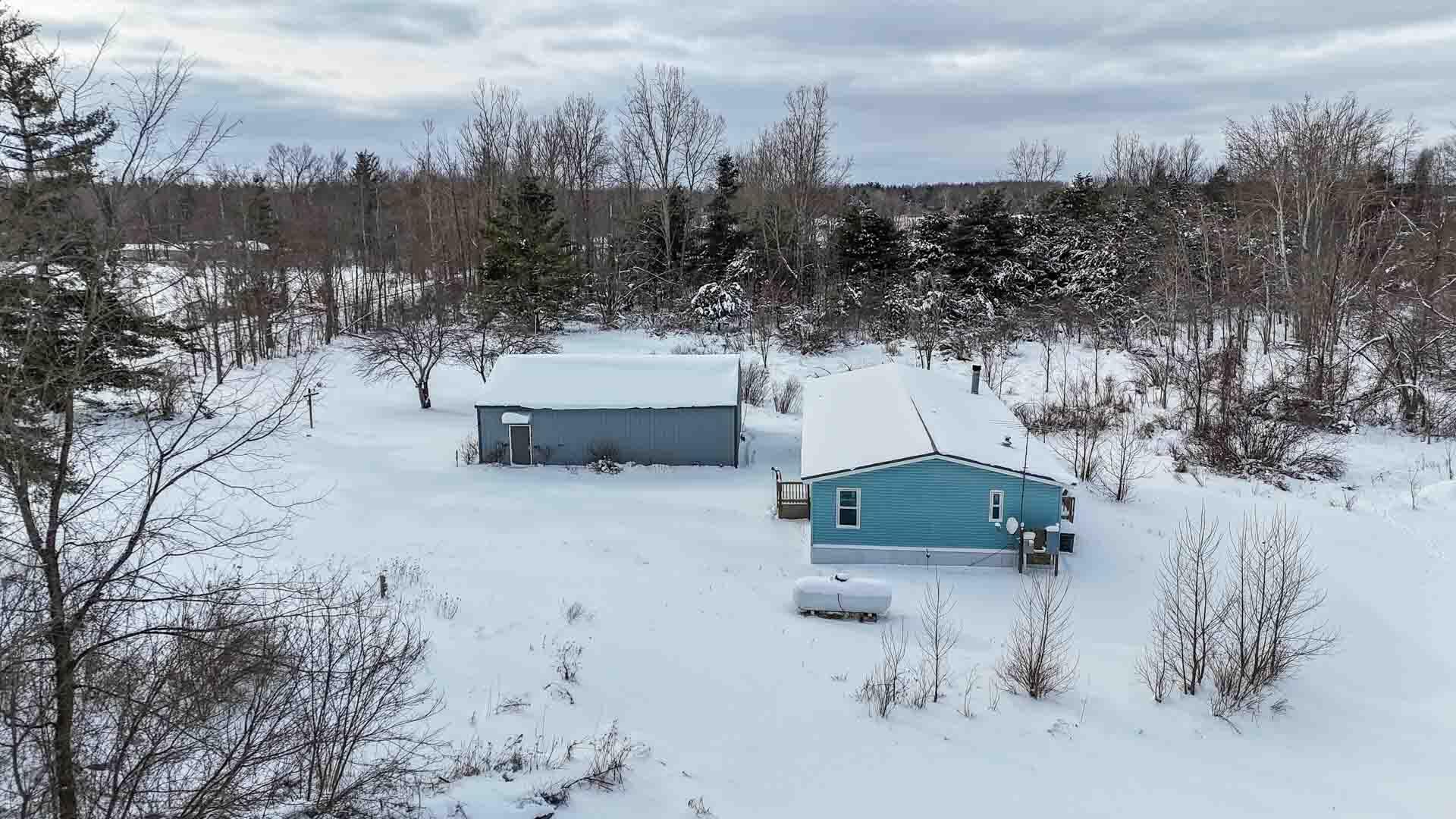 10380 17 Mile Road Rodney, MI 49342 - Photo 37 of 37 Aerial View Facing West