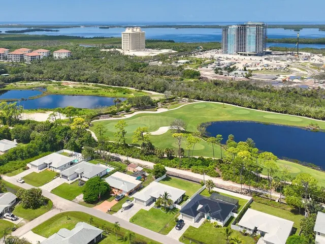 a view of swimming pool with a garden