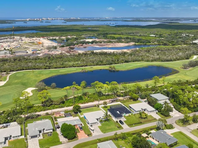 a view of an outdoor space with a lake view