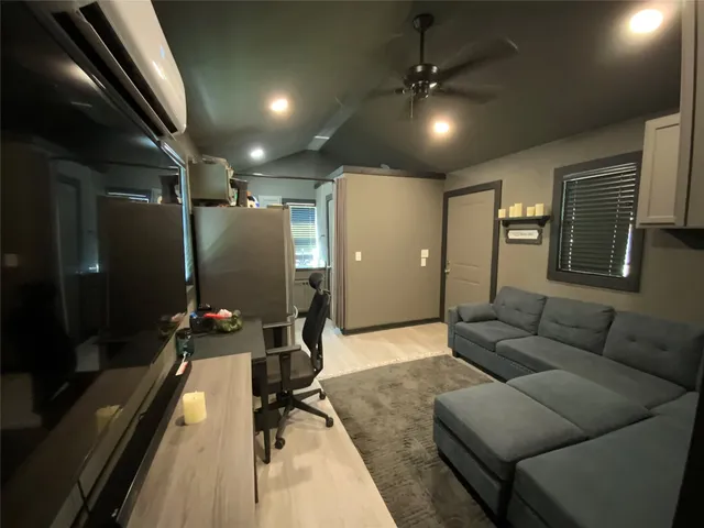 a view of a back yard of the house