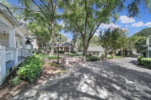 a view of a store with sitting area