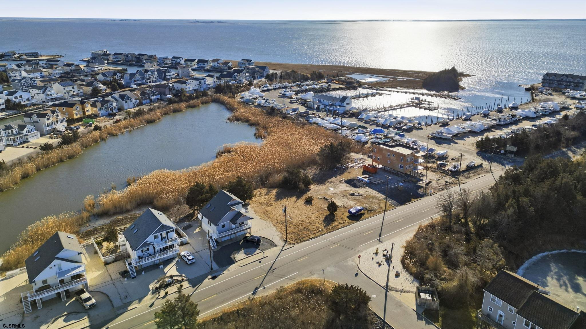 1417 Radio Road Little Egg Harbor, NJ 08087 - Photo 8 of 20 an aerial view of a house with a lake view