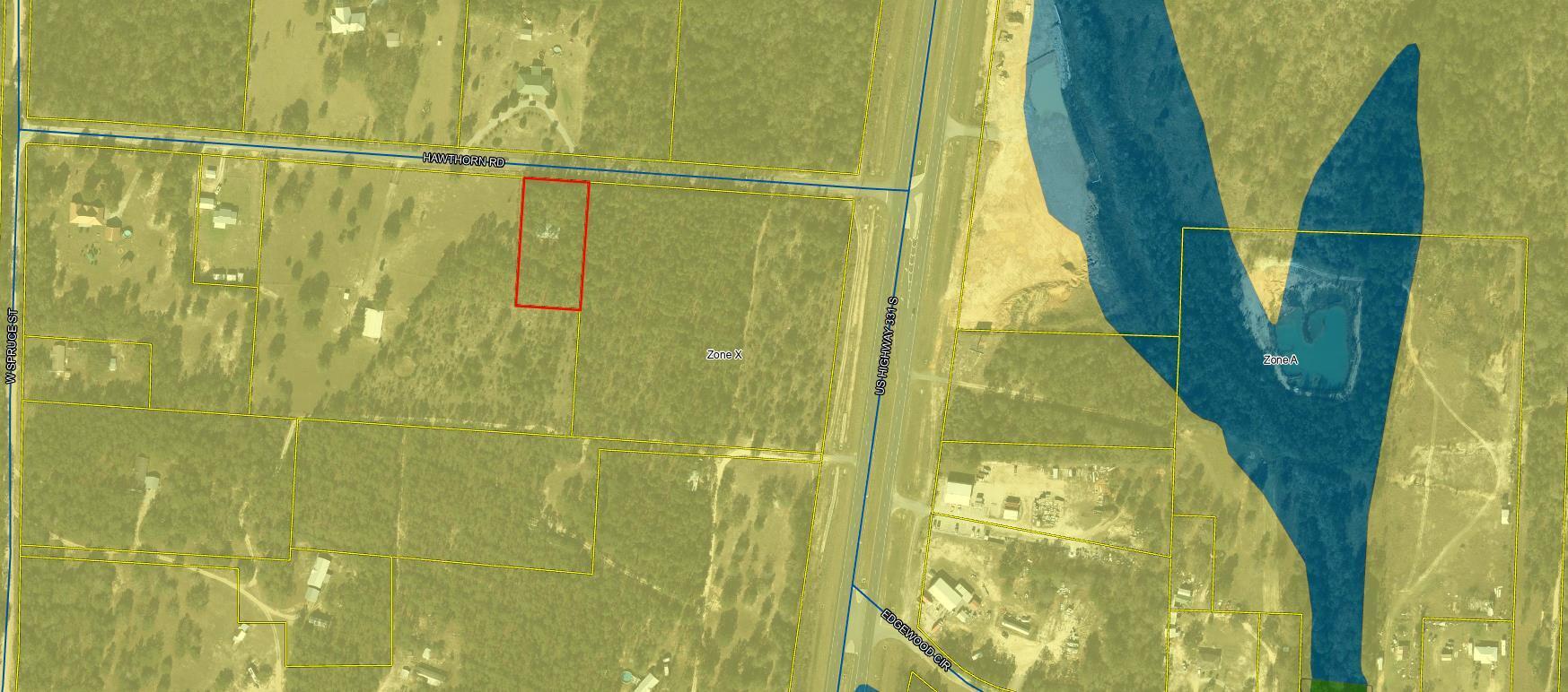 159 Hawthorn Road DeFuniak Springs, FL 32435 - Photo 41 of 44 Flood Map Zone X