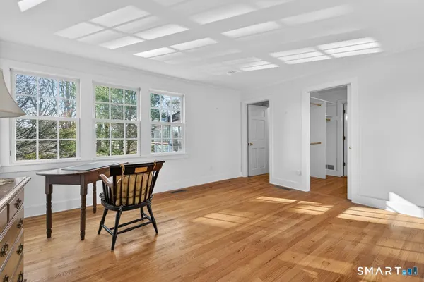 a view of livingroom with furniture and window