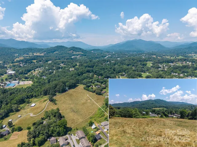 a view of a lake with mountains in the background