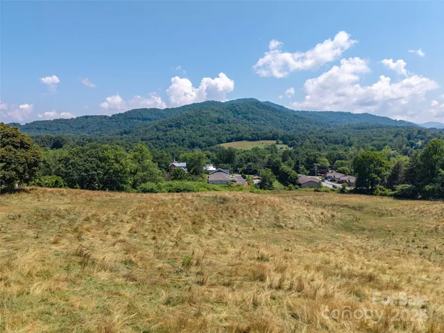 a view of a lake with a mountain in the background