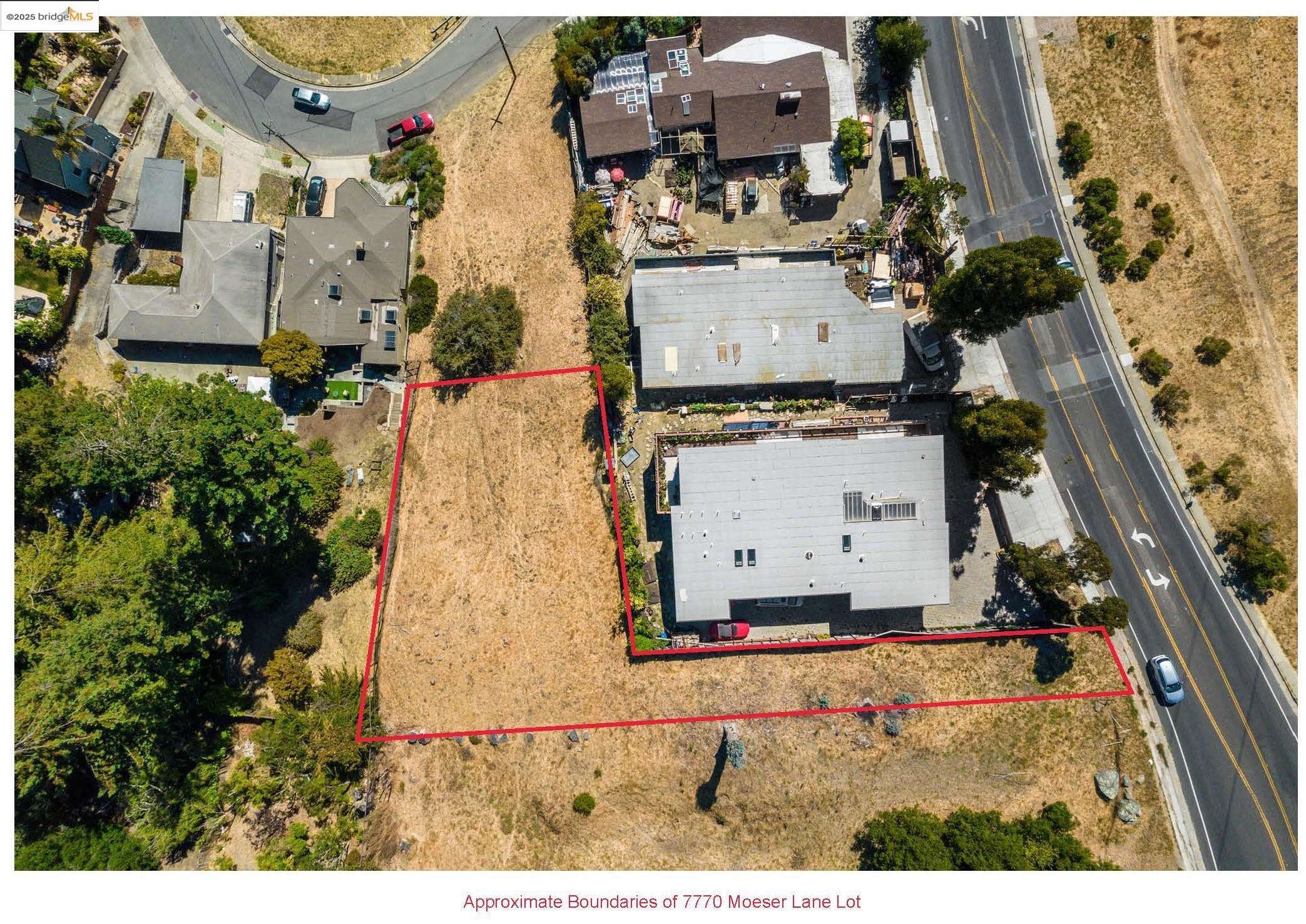 7788 Moeser Lane El Cerrito, CA 94530 - Photo 18 of 25 an aerial view of residential houses with outdoor space