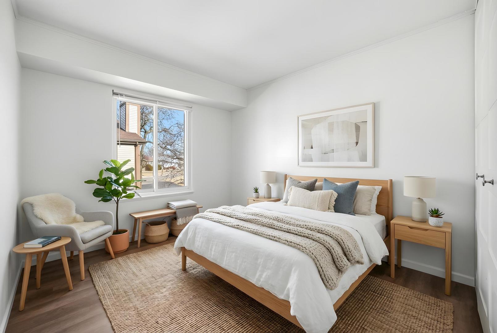 1729 Cedarbrook Court Sycamore, IL 60178 - Photo 29 of 36 a bedroom with a bed and a chair